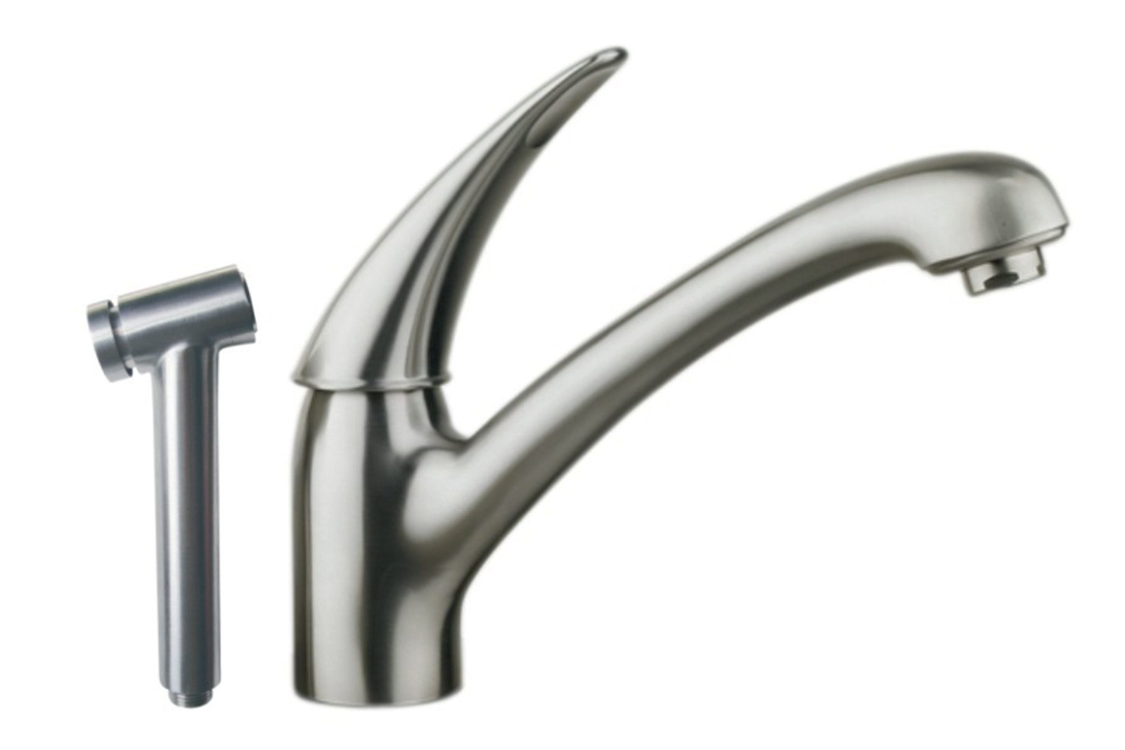 Смеситель для кухни ZorG INOX SZR-04-4-L SWAN-LONG
