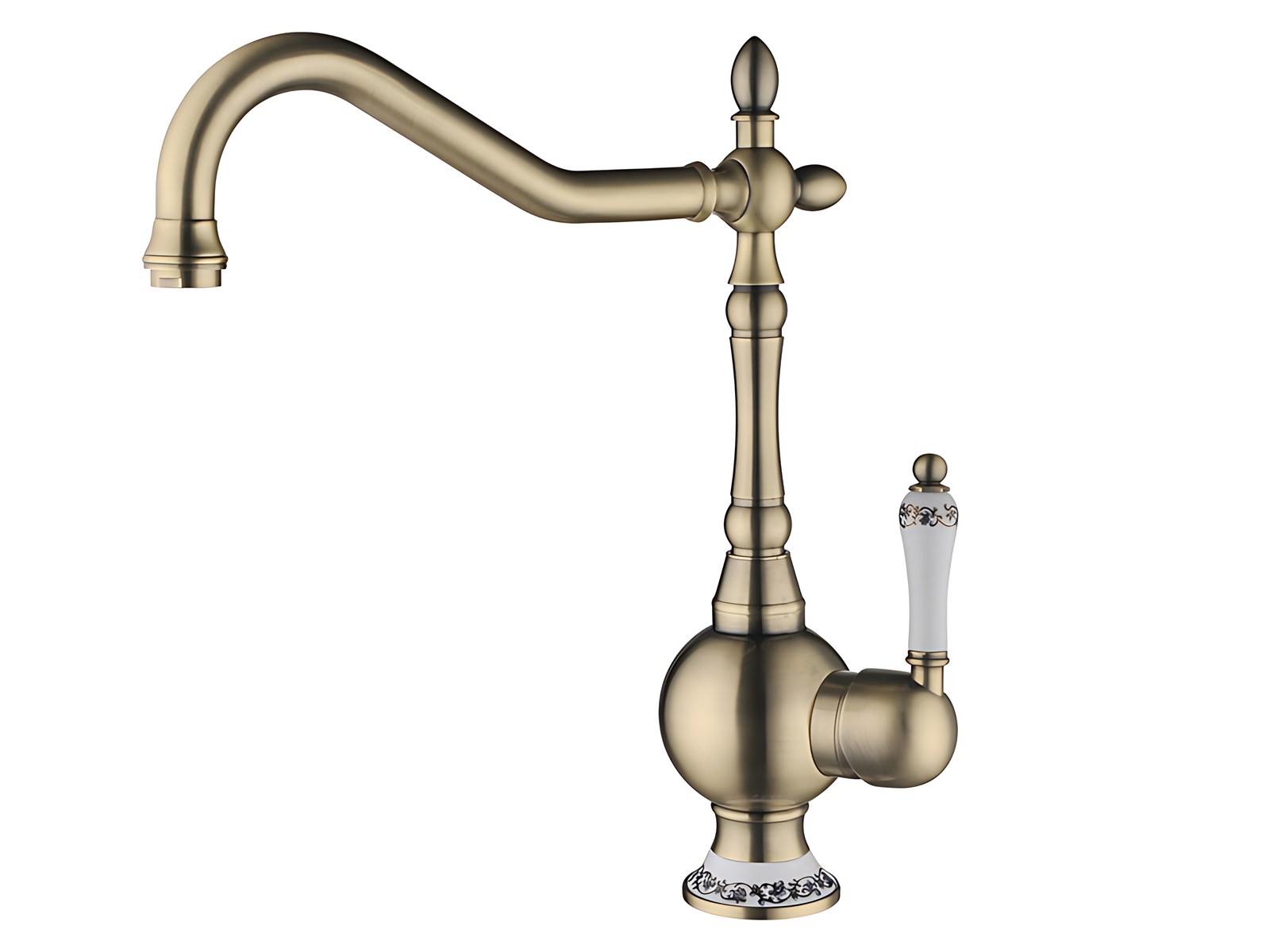 Смеситель для кухни ZorG ZR 360 Y BRONZE