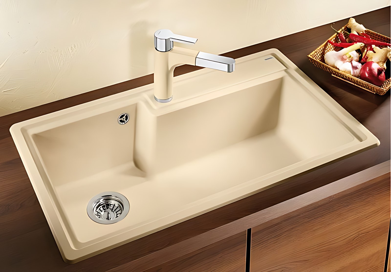Мойка для кухни Blanco Plenta Silgranit 514190 цвет антрацит