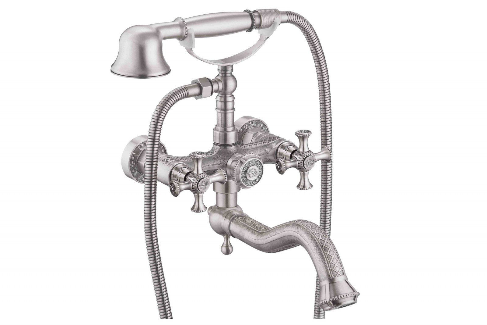 Смеситель ZorG AZR 608 W-3-6 SL для ванны
