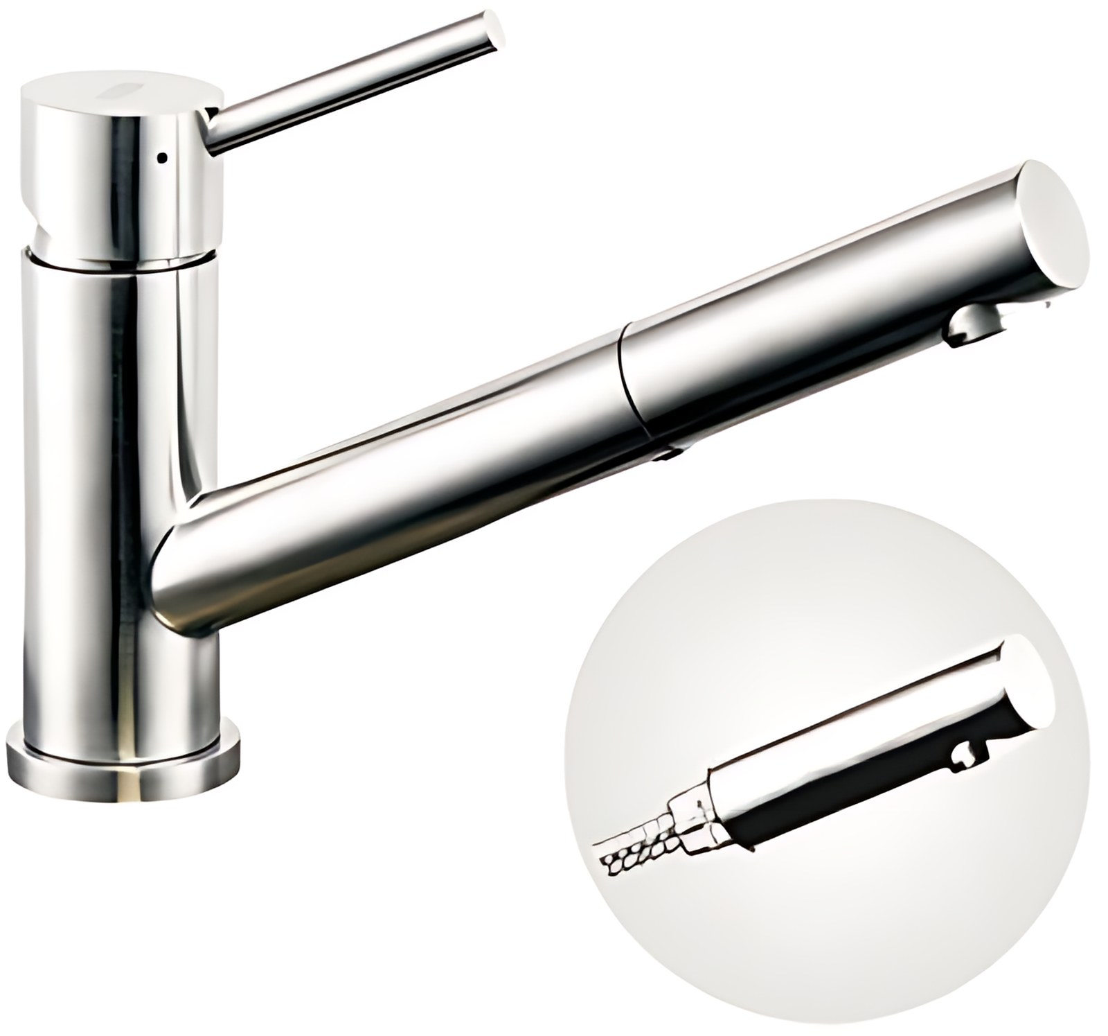 Смеситель ZorG INOX SZR-1361P WEGA PL
