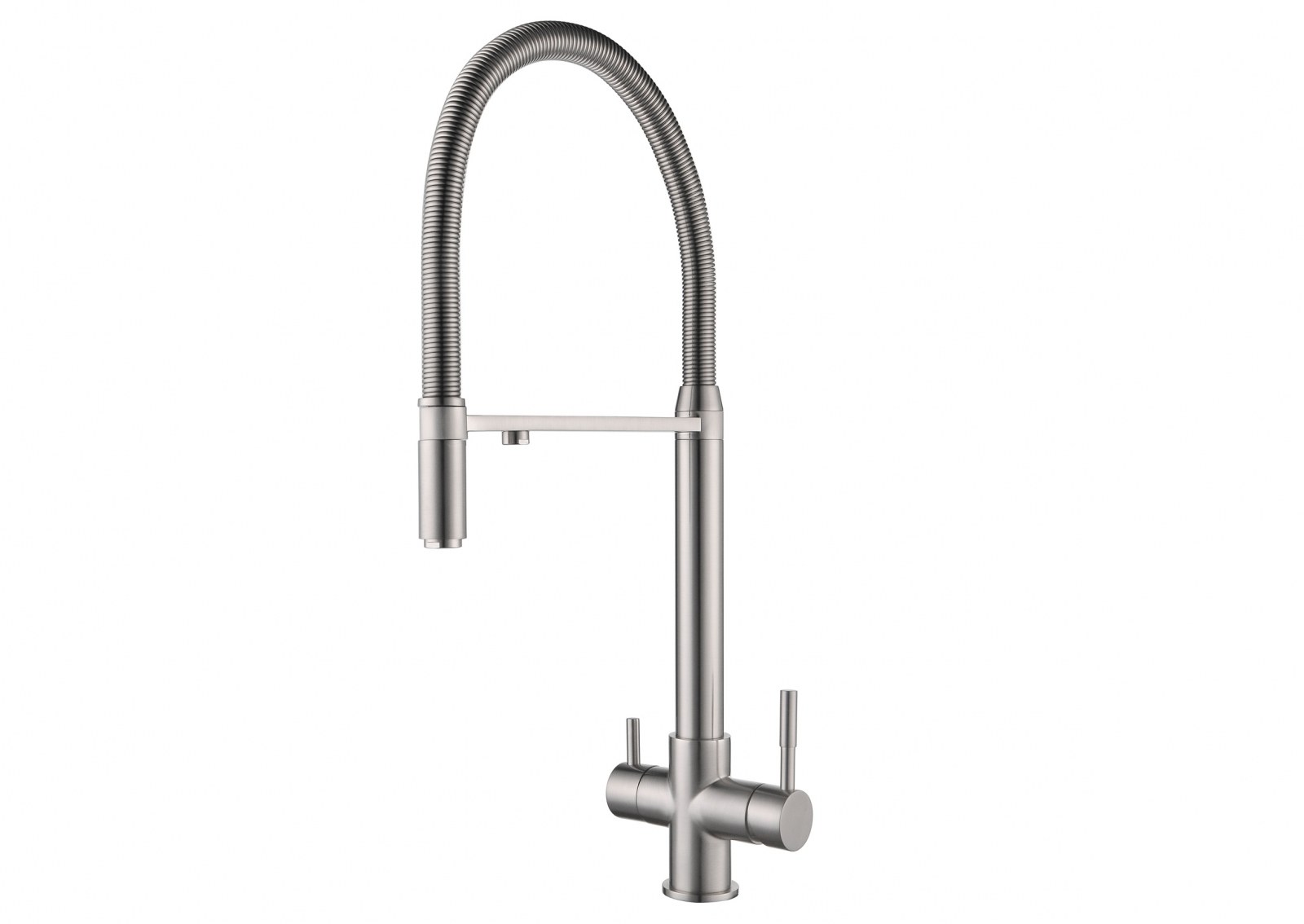 Смеситель для кухни ZorG ZR 337 YF NICKEL