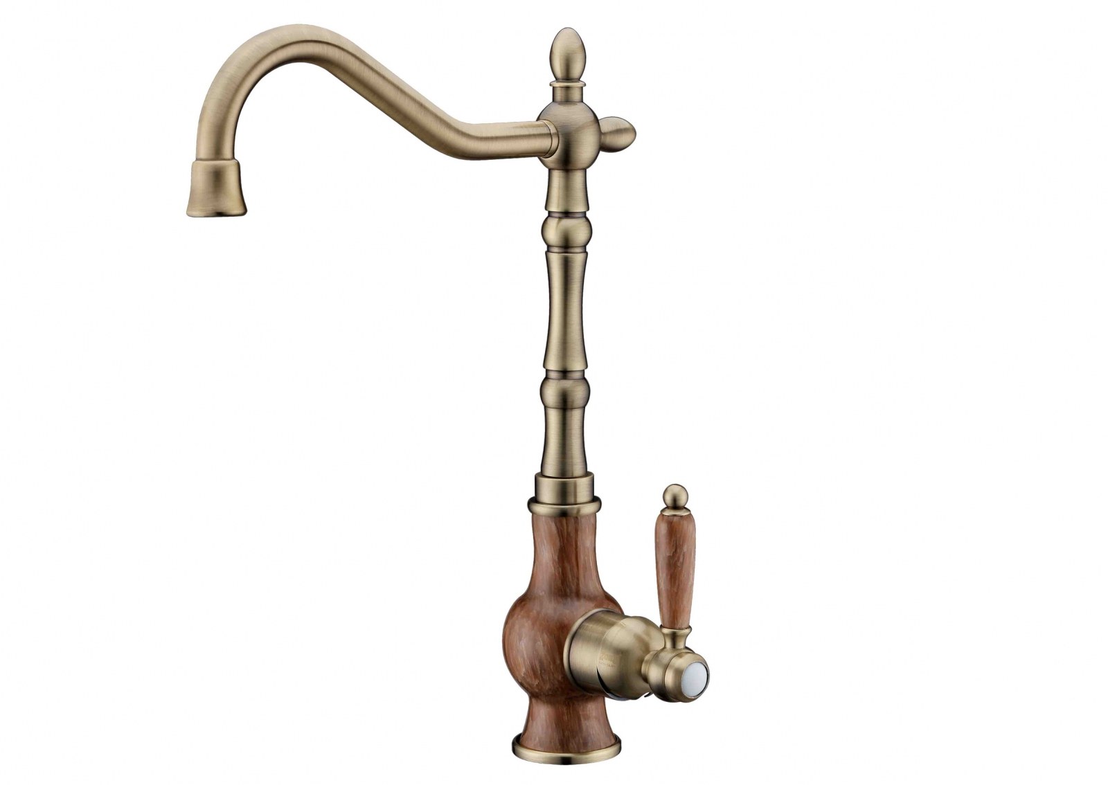 Смеситель для кухни  ZorG ZR 365 Y BEIJE BRONZE