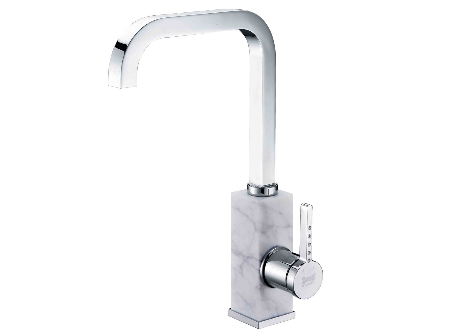 Смеситель для кухни ZorG ZR 370 Y BIANCO