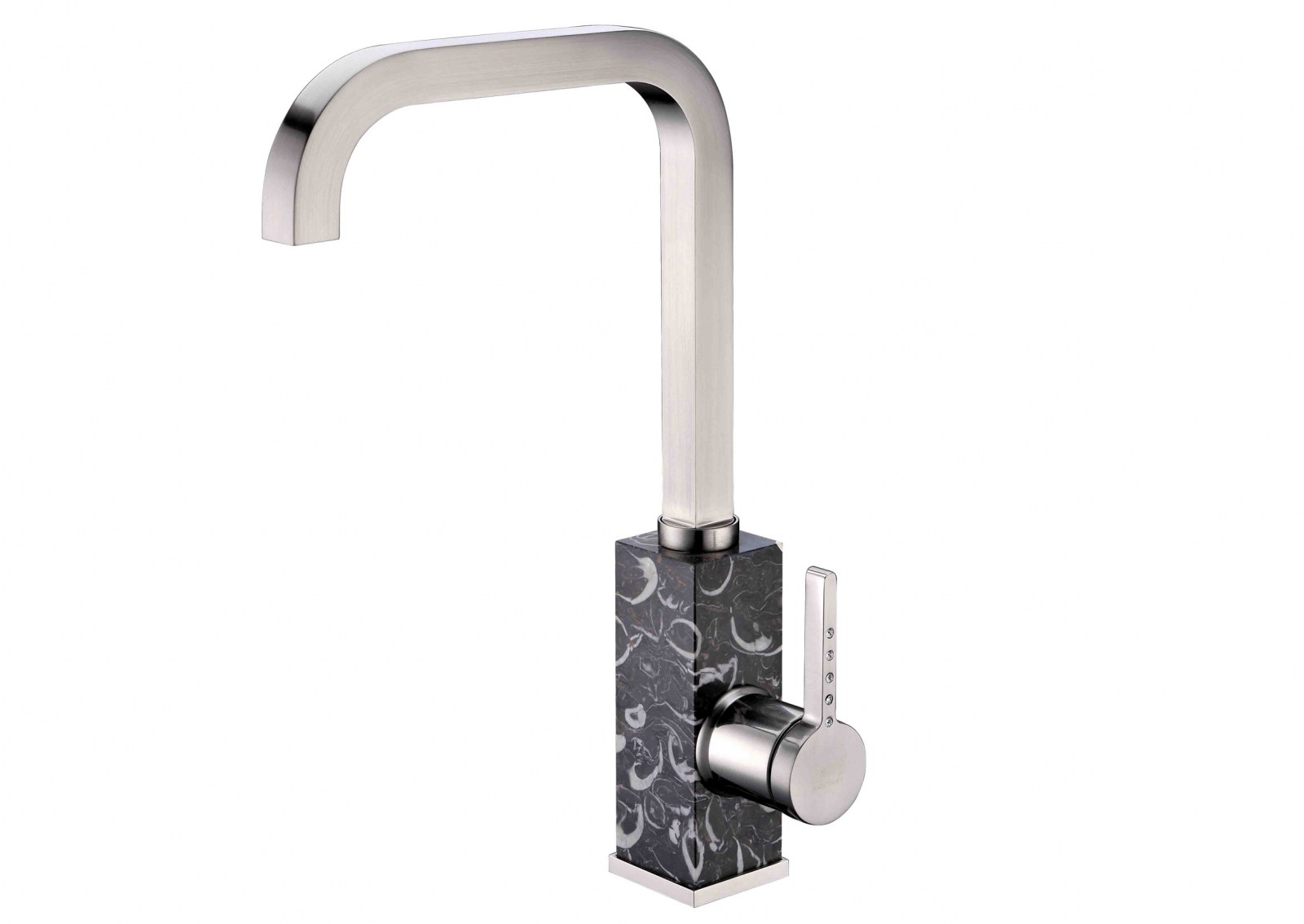Смеситель для кухни ZorG ZR 370 Y NERO NICKEL