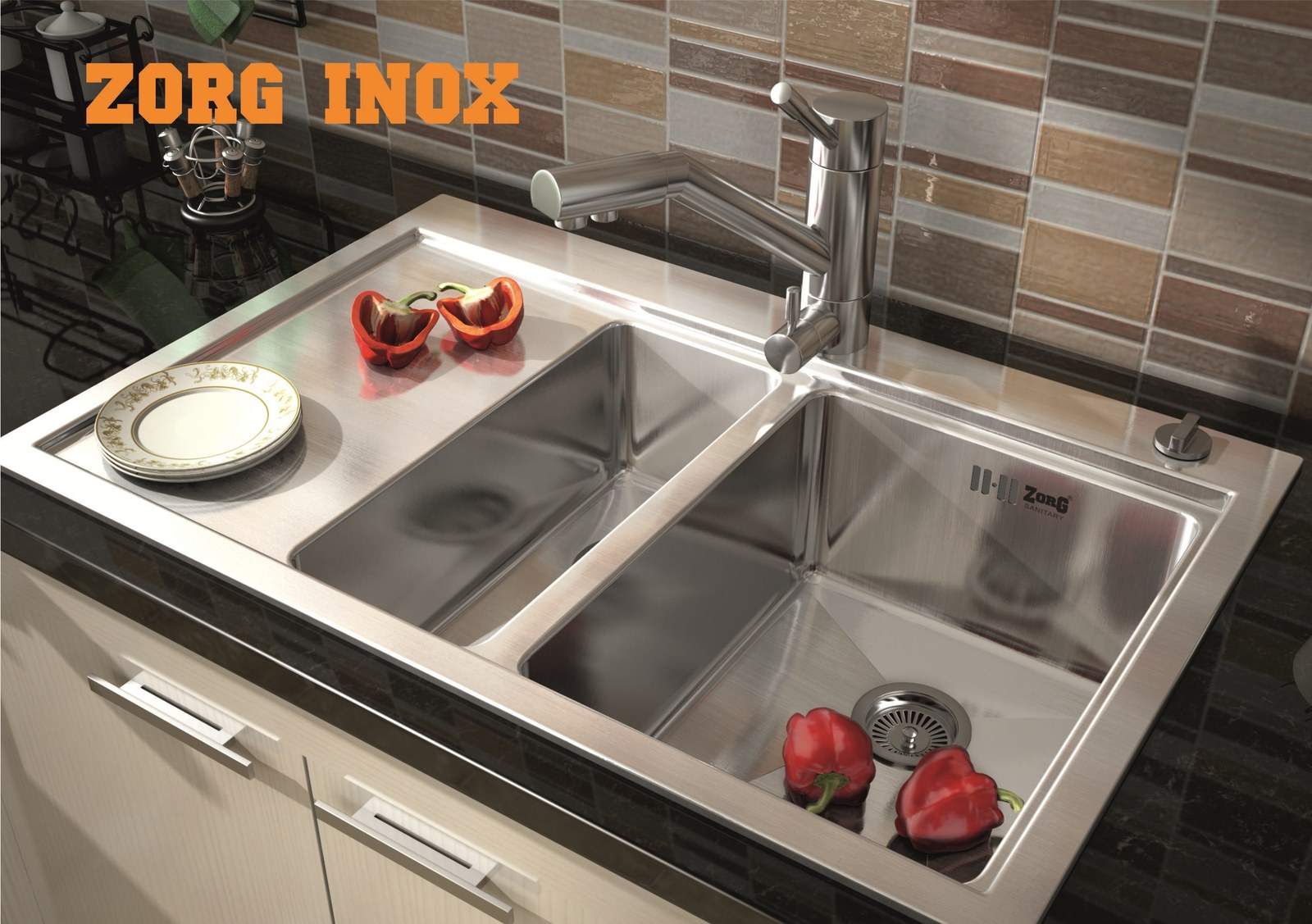 Мойка ZorG InoX RX-5178-2-R правая