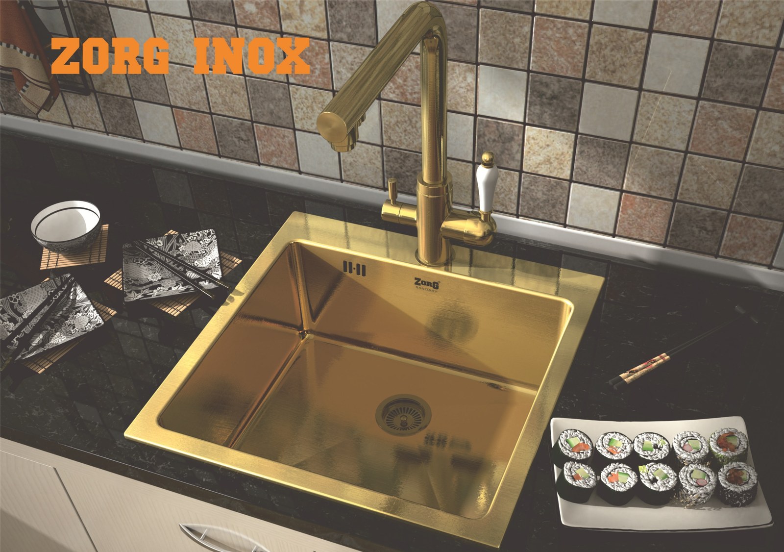 Мойка ZorG INOX SZR-51 Gold
