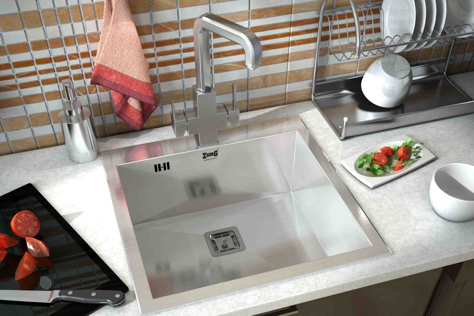 Мойка ZorG INOX X-5151 GX