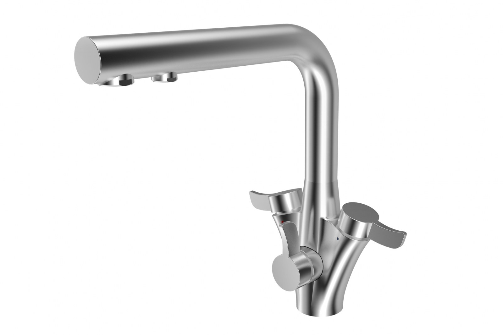 Смеситель для фильтра ZorG INOX SZR-1219-7G LUNA