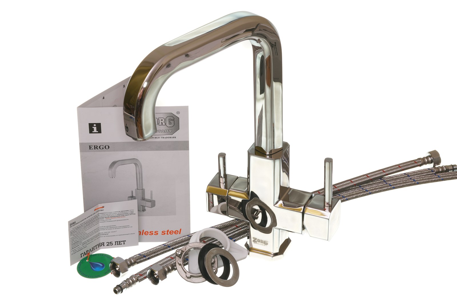 Смеситель для фильтра ZorG InoX SZR-1127 PL ERGO