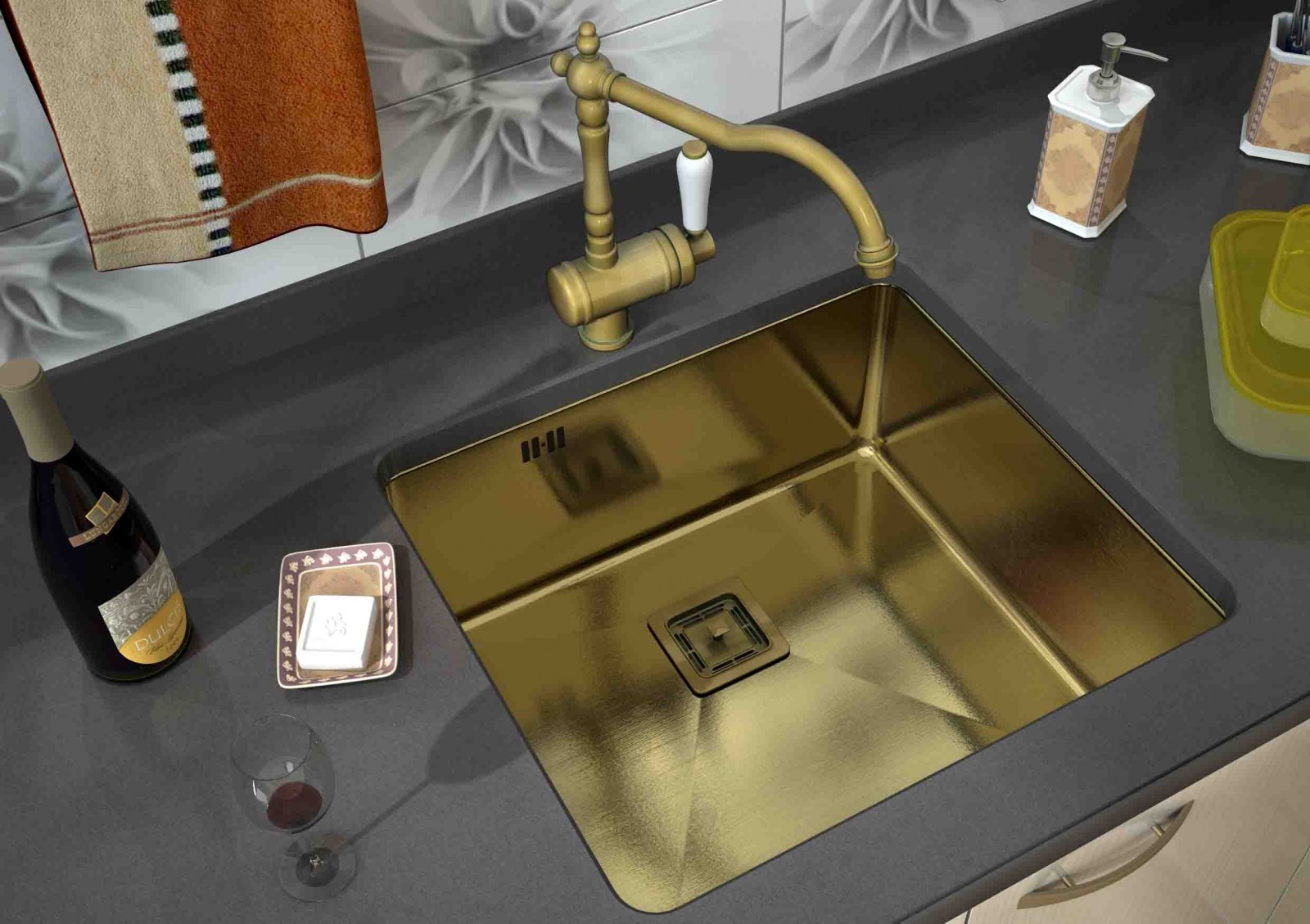 Мойка ZorG INOX SZR-44 Bronze