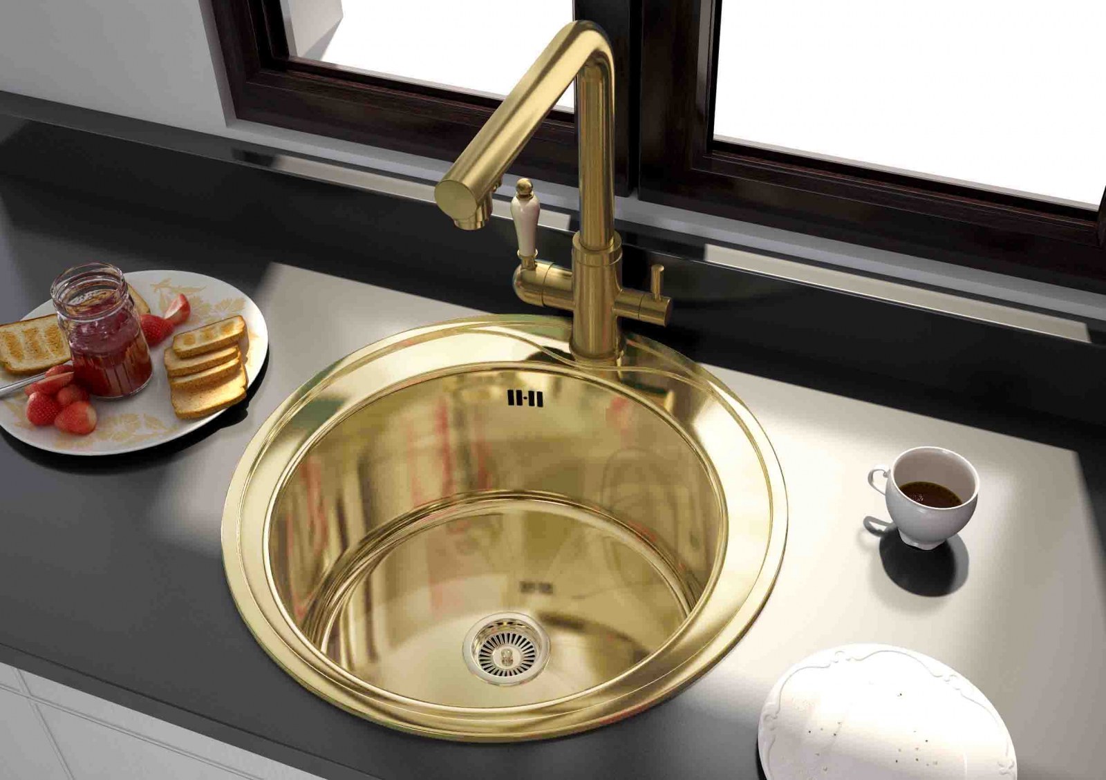 Мойка ZorG INOX SZR 510/205 Bronze PL