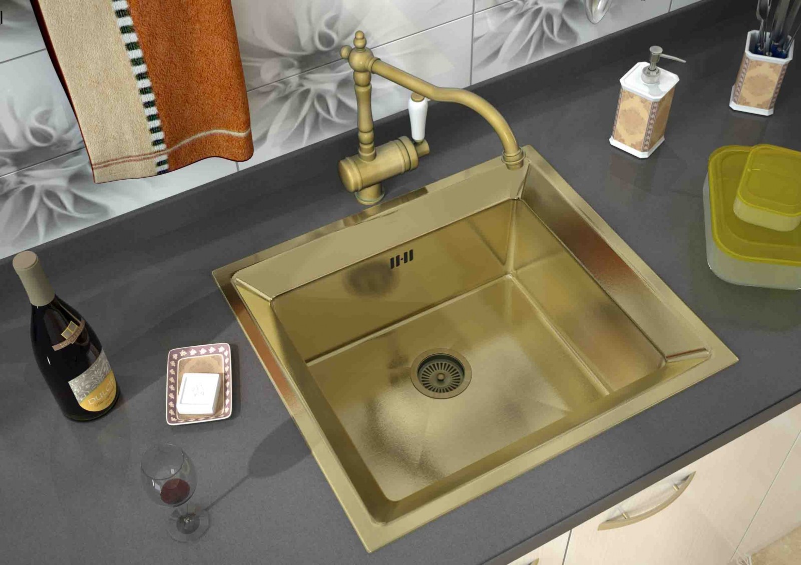 Мойка ZorG INOX SZR-4550 Bronze