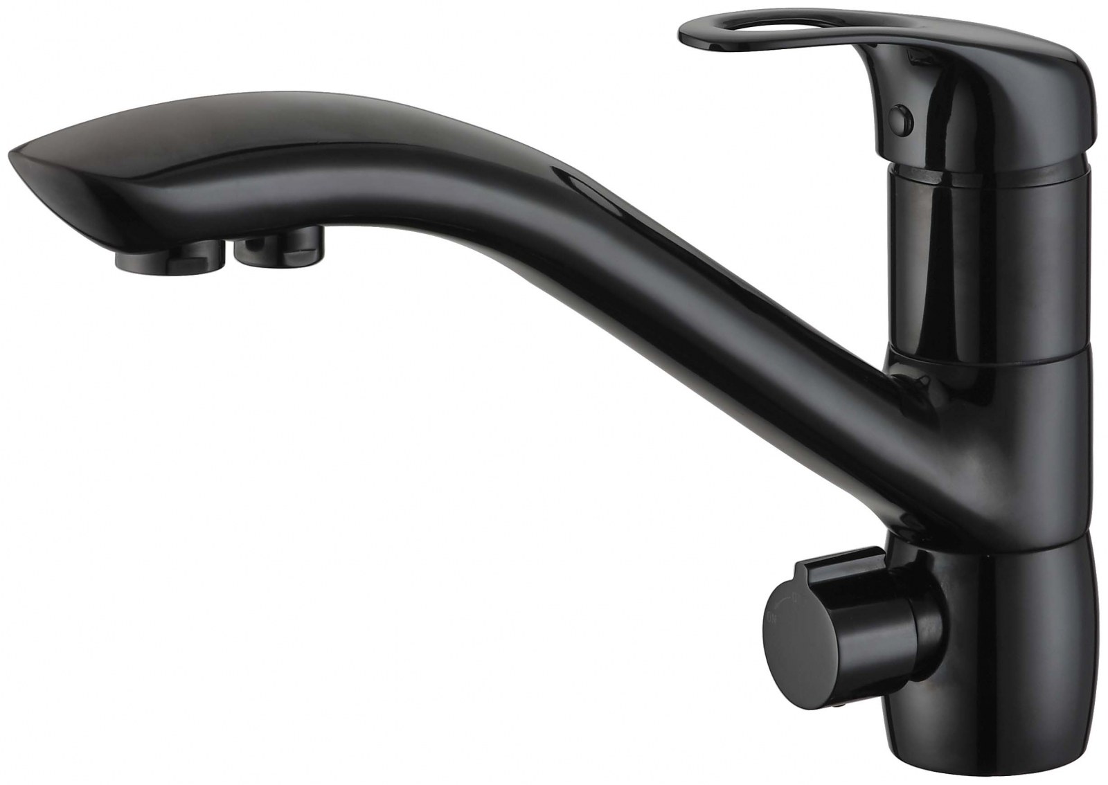 Смеситель с фильтром ZorG ZR 404 KF BLACK